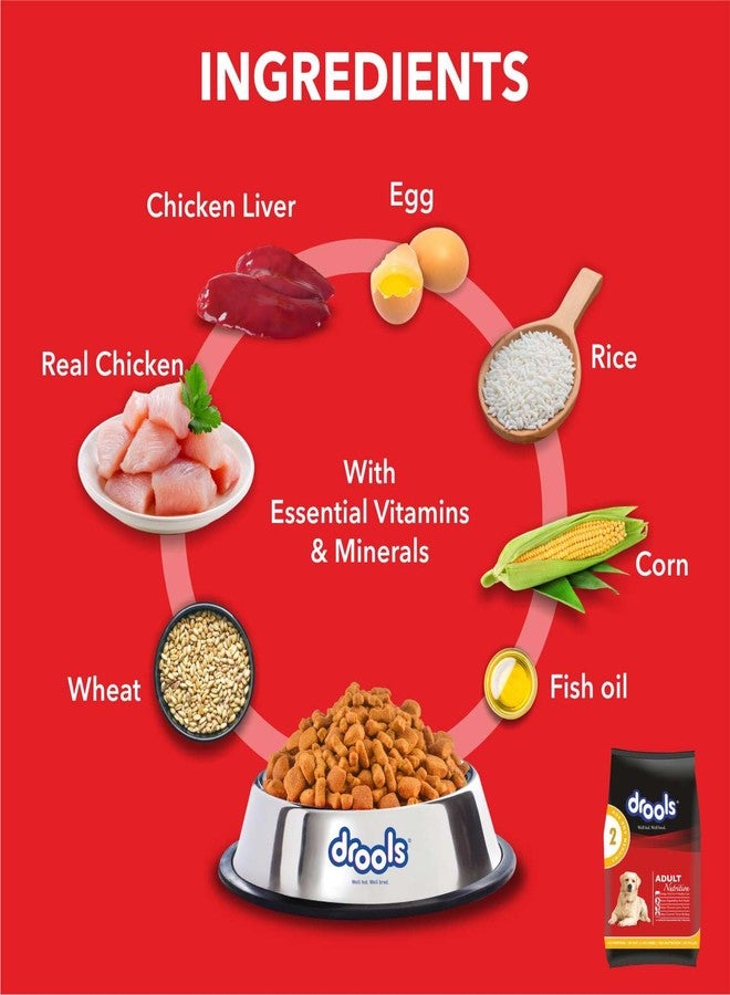 Drools Chicken and Egg Adult Pellet Dog Food , 1.2kg - Image 3